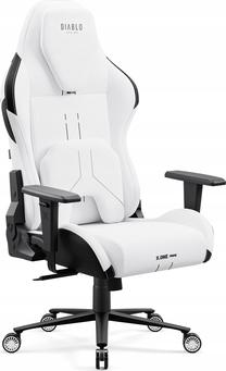 Игровой стул Diablo X-One Prime, 68 x 68 x 122.5 - 132 см, белый цв.