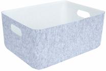 Korv Home4you Lido 88539, vilt, 36 cm x 27 cm, hall v.