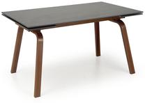 Stalas išskleidžiamas Lozano, juoda sp./riešuto sp., 140 - 200 cm x 82 cm x 76 cm