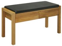 Suoliukas Home4you Mondeo 19966, ąžuolo/juoda, 88 cm x 36 cm x 49 cm