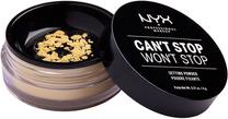 Biri pudra NYX Professional Makeup Can't Stop Won't Stop, geltona sp., 06 banana, 6 g