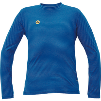 T-krekls vīriešu Cerva Noyo ESD LS, royal blue krās., 3XL izmērs