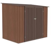 Sodo sandėliukas Kent, 149 cm x 222 cm x 194 cm, ruda sp.