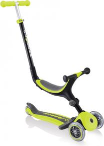 Vaikiškas paspirtukas Globber Go Up Foldable Plus Lights, šviesiai žalia sp.