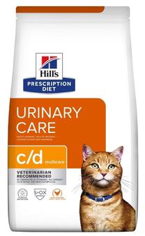 Sausā kaķu barība Hill's Prescription Diet Urinary Care c/d, vistas gaļa, 1.5 kg