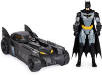 Superherojus Spin Master Tactical Batman + Batmobile 6058417, 30 cm, sidabro sp./juoda sp.