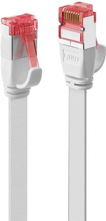 Сетевой кабель Lindy RJ-45, RJ-45, 2 м, белый цв.