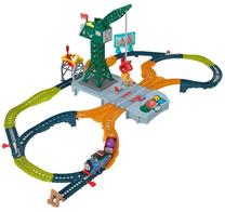 Электропоезд Mattel Fisher Price Thomas And Friends Talking Cranky Delivery Train Set, многоцветный