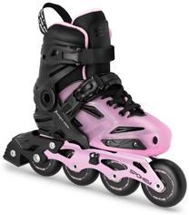 Riedučiai Spokey Freespo Junior 944626, juoda sp./rožinė sp., 27-30