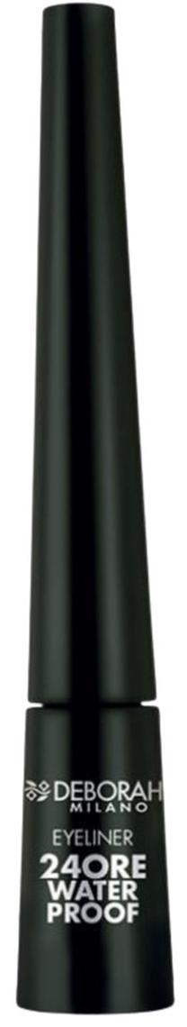 Acu laineris Deborah Milano 24Ore Waterproof, 2.9 g, melna krās.