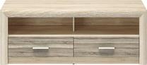 ТВ стол ML Meble Castel 13, дуб сонома цв./светло-коричневый цв., 138 см x 43 см x 52 см