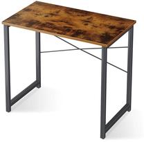 Rašomasis stalas Kalune Design Royale, 80 cm x 40 cm, 75 cm, ruda sp./juoda sp.