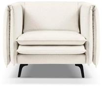 Krėslas Micadoni Home Vottina Chenille, smėlio sp., 106 cm x 100 cm x 79 cm