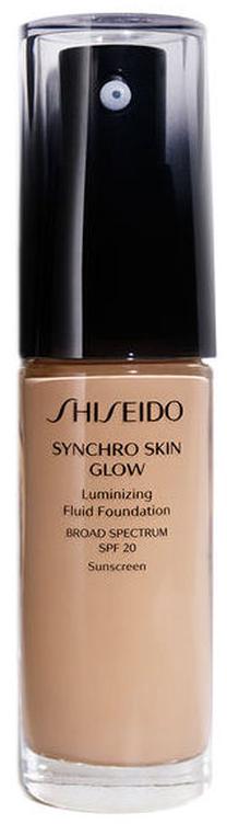 Skystas makiažo pagrindas Shiseido Synchro Skin Glow, SPF 20, r4 rose, 30 ml