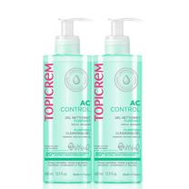 Sejas tīrīšanas līdzekļu komplekts Topicrem AC Control Purifying, 400 ml, 2 gab.