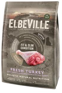 Sausas šunų maistas Elbeville Fit And Slim Condition Fresh Turkey, kalakutiena, 4 kg