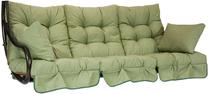 Lauko baldų pagalvė Home4you Roma, žalia sp., 108 x 56 cm