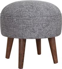 Pufas Hanah Home Deff 209FLF1166, pilka sp., 45 cm x 45 cm x 43 cm
