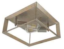 Valgusti lagi Searchlight Heaton 2412-2SI, E27, 2 x 60 W, kuldne v./hõbe v. / kuldne v.