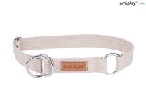 Ошейник для собак Amiplay Cotton, песочный цв., 320 - 500 мм x 25 мм, 32-50