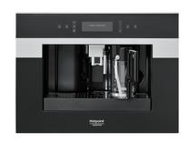 Iebūvēts automātiskais kafijas automāts Hotpoint Ariston CM 9945 HA, melns krās.
