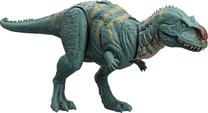 Žaislinė figūrėlė Mattel Jurassic World Wild Roar Majungasaurus HTK76, 33 cm, žalia sp.