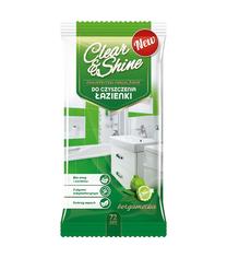 Drėgnos servetėlės voniai Clear&Shine