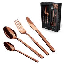 Galda piederumu komplekts Berlinger Haus Mirror Rose Gold, zelta krās./rozā krās., 24 gab.