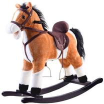 Supamas arkliukas Rocking Horse, poliesterinis, ruda sp.