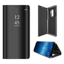 Telefona vāciņš Mocco Clear View For Samsung Galaxy A32 5G, melna krās., Samsung