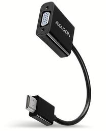 Adapteris Axagon RVH-VGN HDMI male, VGA 15 pin female, 0.15 m, melna krās.