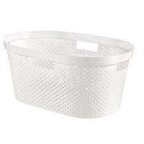 Veļas grozs Curver, 40 l, balta krās., 59 cm x 39 cm x 27 cm