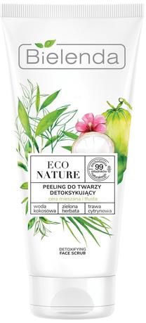 Sejas skrubis Bielenda Eco Nature Coconut water + Green Tea + Lemon grass, 150 ml