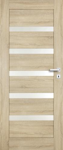 Iekšdurvju vērtne PerfectDoor Fresno 01, kreisais, sonoma ozola krās., 203.5 x 84.4 x 4 cm