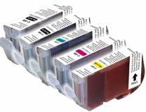 Rašalinio spausdintuvo kasetė Uprint C-8/5-PACK, mėlyna sp./juoda sp./raudona sp.