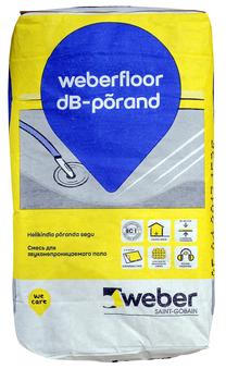 Выравнивающая смесь для пола Saint-Gobain Weber DB Porand, выравнивающий, 20 кг