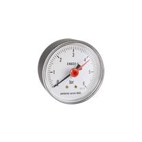 Manomeeter ICMA 91263AB10, 63 mm, 1/4 tolli – väliskeere, 10 Bar