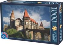 Dėlionė D-Toys Corvin Castle Romania 453924, 47 cm x 68 cm, 1000 vnt., įvairių spalvų