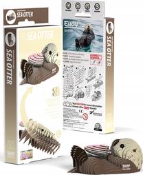 3D dėlionė Sea Otter, 9 cm x 4.5 cm, 36 vnt., ruda sp.