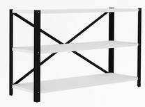 Pastatoma lentyna Kalune Design Derby 835PUQ3688, balta sp., 60 cm x 29.5 cm x 103 cm