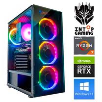 Stacionārs dators Intop Ryzen 7 5700X, 3 TB, DDR4 16 GB, SSD+HDD 1 TB 2 TB, Nvidia GeForce RTX3050 6 GB GDDR6, Windows 11