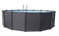 Бассейн, каркасный Intex Graphite Panel Pool 986011, серый цв., 478 x 124 см