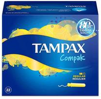 Higieniniai tamponai Tampax Compak, Regular, 22 vnt.