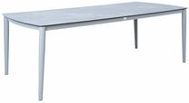 Valgomojo stalas Home4you Silva, pilka sp./smėlio sp., 220 cm x 100 cm x 75 cm