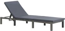 Lauko gultas VLX Sun Lounger 47752, pilka sp.