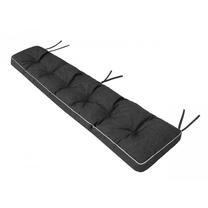 Lauko kėdės pagalvėlė Hobbygarden Etna 120ET4CAE8, juoda sp., 120 x 40 cm