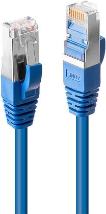 Сетевой кабель Lindy Cat.6 S/FTP LSZH RJ-45, RJ-45, 10 м, синий цв.