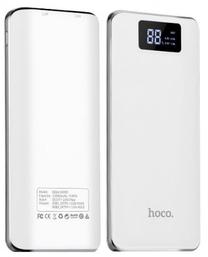 Lādētājs-akumulators (Power bank) Hoco, 15000 mAh, balta krās.