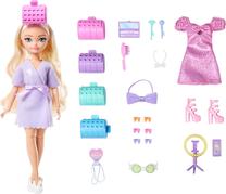 Кукла с аксессуарами Mattel Barbie Dream Besties Malibu JGG38, 28 см, фиолетовый цв.