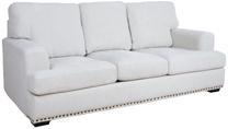 Sofa Home4you Ilona, balta sp., 226 x 96 cm x 100 cm